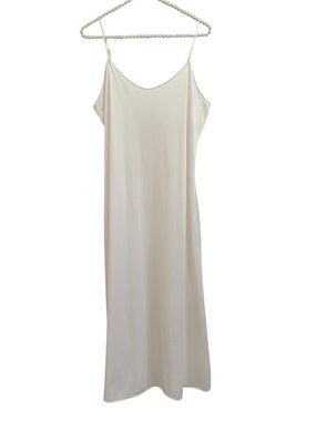 vassarette Cream Satin Slip Chemise